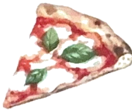 Ein Stück Pizza